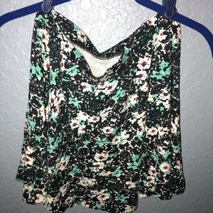 white, turquoise, && black skirt!